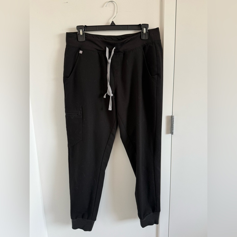 Figs Scrub Jogger Pants with Gray Drawstring